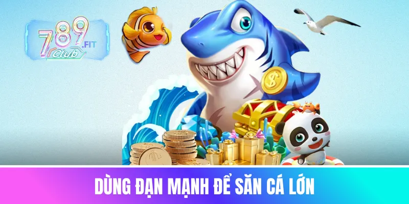 Dùng đạn mạnh để săn cá lớn